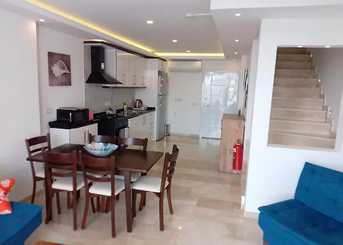 Stone House Aparts Dublex 3 Plus1 Mit Meerblick Und Jakuzzi Kalkan No 6 Apartment *