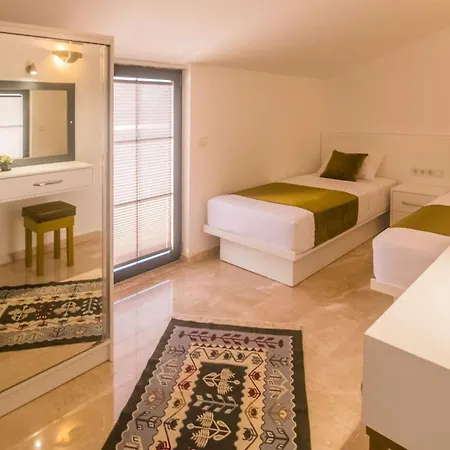 Stone House Aparts Dublex 3 Plus1 Mit Meerblick Und Jakuzzi Kalkan No 6 Διαμέρισμα