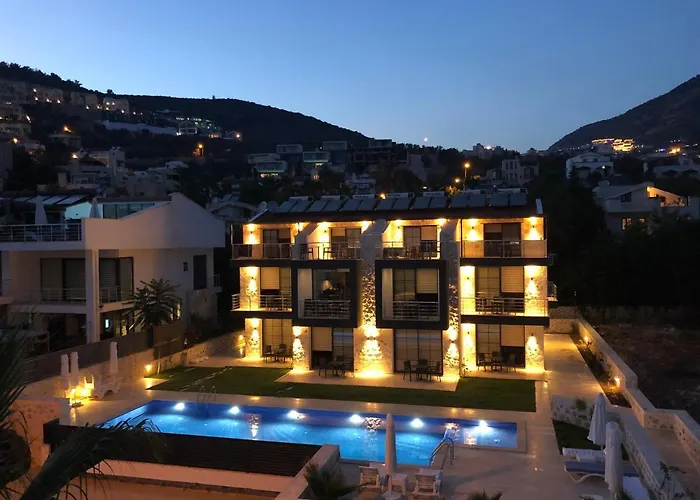 Stone House Aparts Dublex 3 Plus1 Mit Meerblick Und Jakuzzi Kalkan No 6 Appartement Kaş